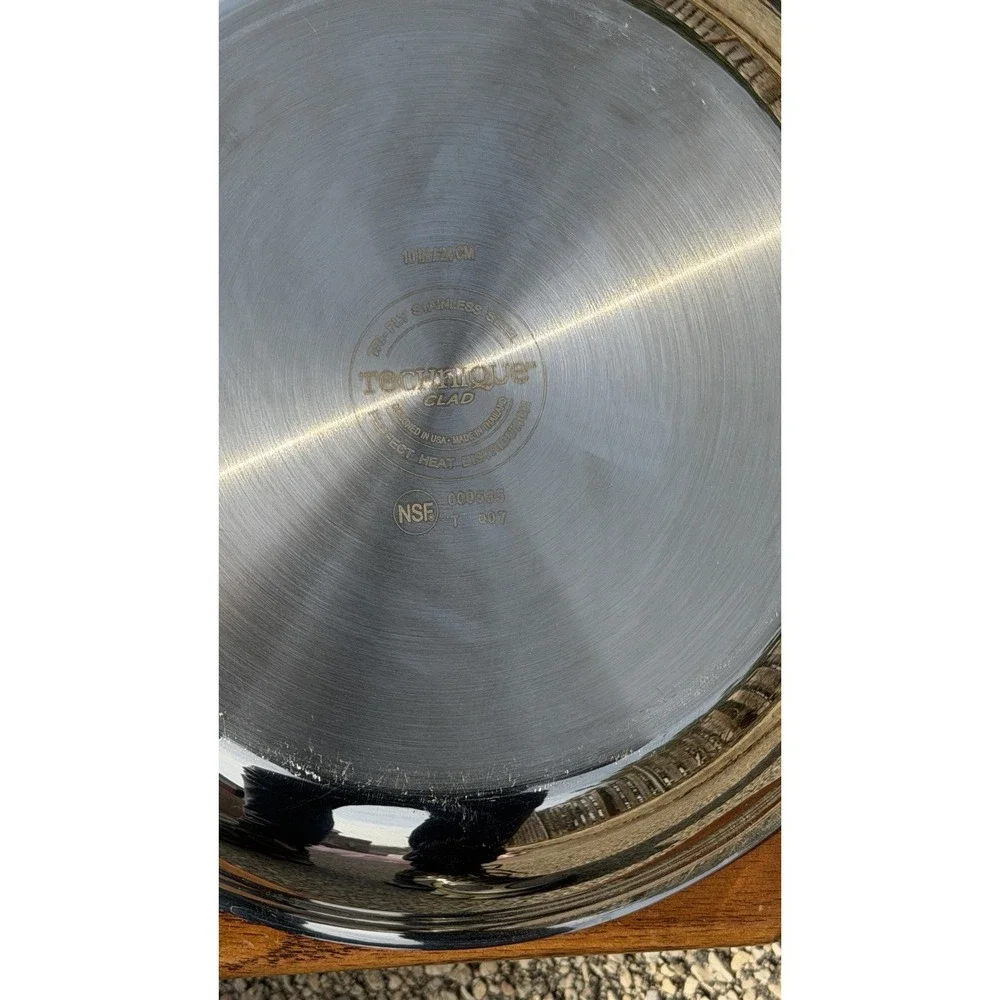 Technique Clad Tri-Ply Stainless Steel Fry‎ Pan Set 8
